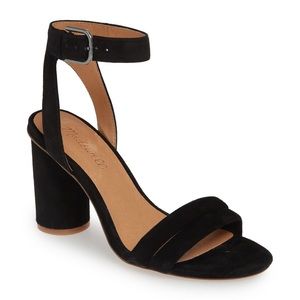 Madewell Sz 9.5 Black Rosalie High Heel Sandal